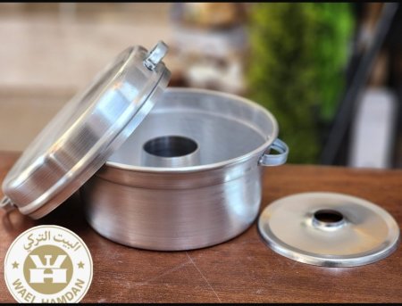 قالب كيك ألمنيوم مع غطاء